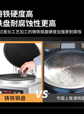 麦香豪华双面加热铸铁锅盘