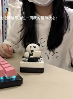 打工人掀桌按压发声搞怪创意玩具