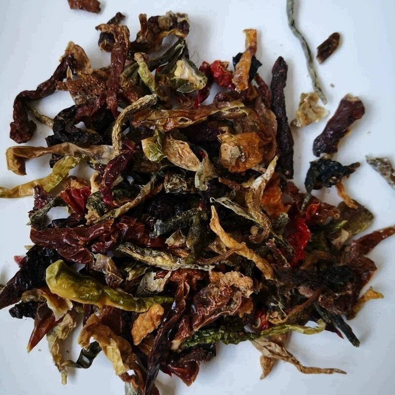 辣椒瓢东北特产吉林榆树辣椒干农家自然晒干脱水蔬菜二份包邮