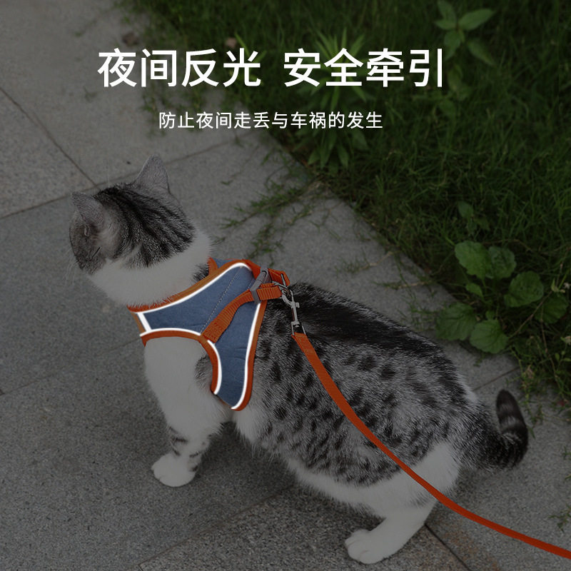 比熊专用胸背带背心式牵引绳小型犬幼犬遛狗绳防挣脱狗链子,淘宝优惠券,粉丝福利购,淘宝优惠卷