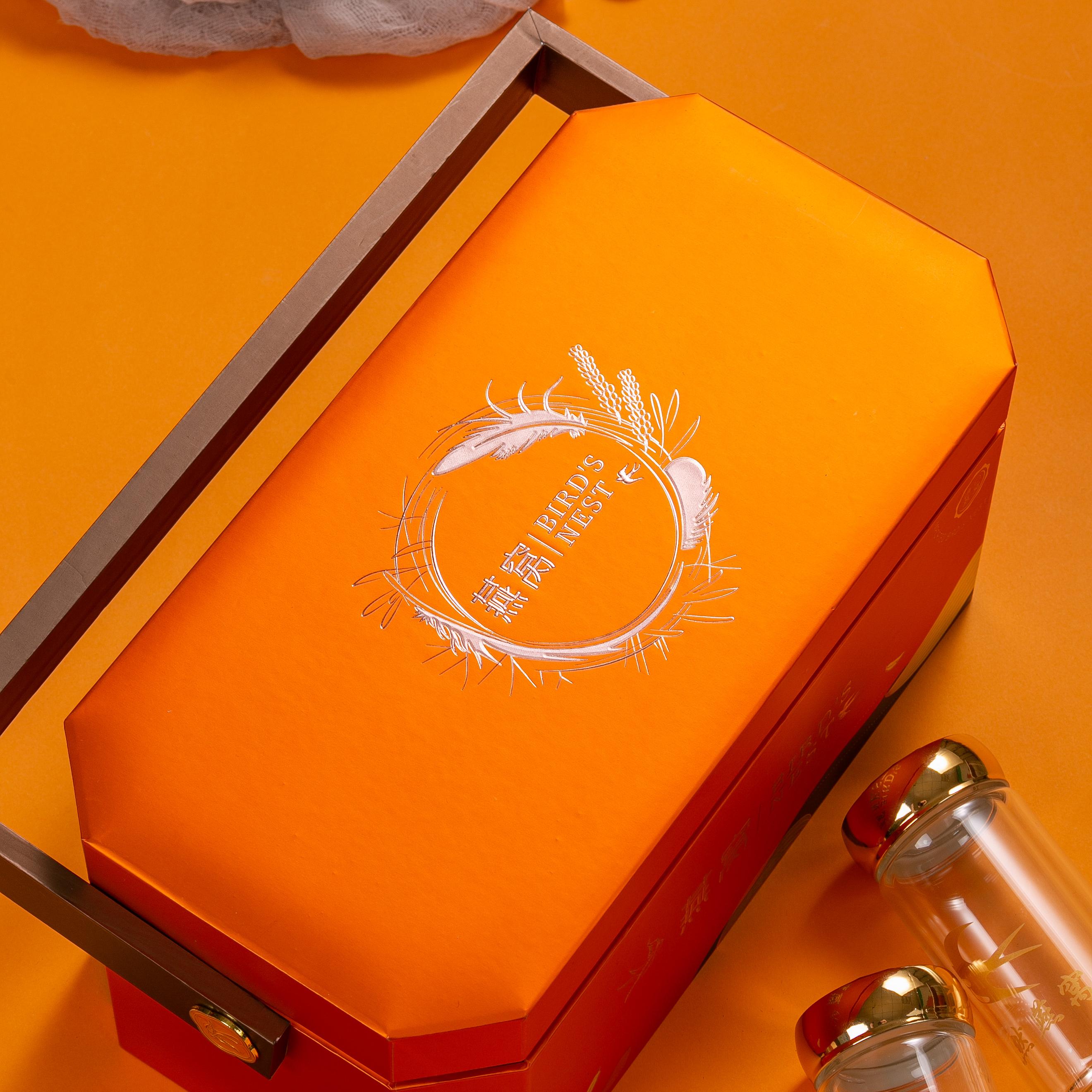 鲜炖燕窝包装盒空礼盒中秋节礼盒多规格内衬可换酒店宴席定制logo - 图2