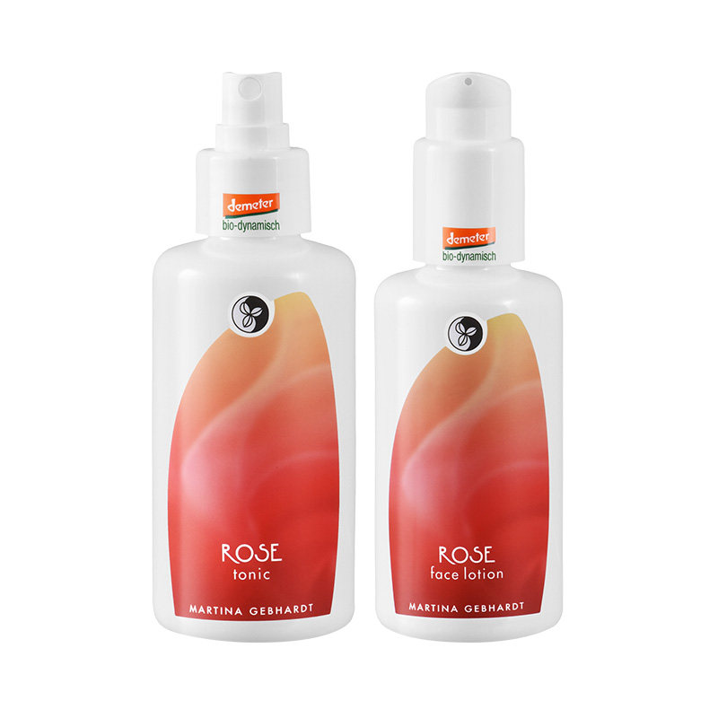 德国mg小瓷瓶martina玫瑰水乳乳液 MartinaGebhardt海外面部护理套装