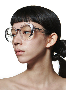protago经典圆框金属时尚眼镜