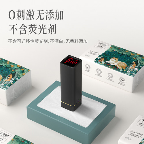 波斯猫抽纸面巾卫生纸洗脸餐巾纸婴儿纸巾家用实惠装整箱批发大号 - 图2