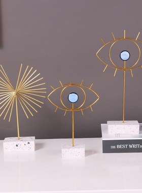 速发厅空之眼抽象艺创摆件客天电视柜酒柜装饰品样板间布置术意小