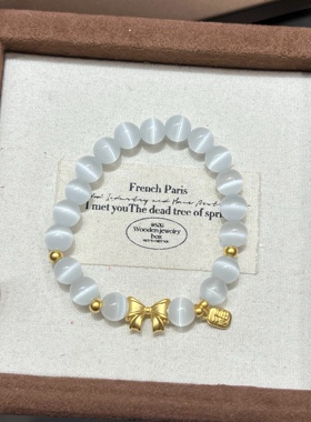 正品黄金999足金在逃公主手链女蝴蝶结送女友老婆七夕情人节礼物