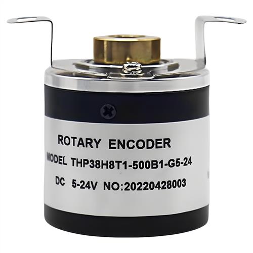 THP38H8T1-500B1-G5-24空心轴增量式光电旋转编码器38mm 500-1024 - 图0