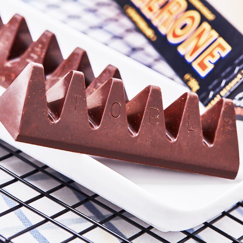 亿滋进口瑞士toblerone巧克力糖果 toblerone三角指向牛奶巧克力
