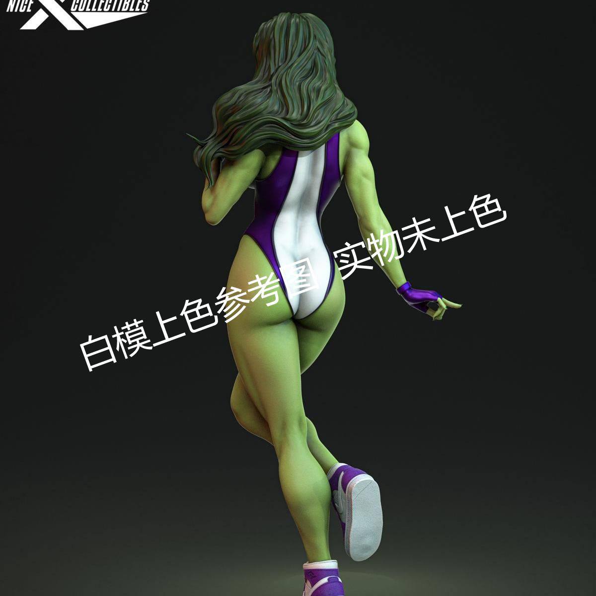 独家gk白模漫威 珍妮佛3d打印模型白模上色练习雕像高颜值,淘宝优惠券,粉丝福利购,淘宝优惠卷