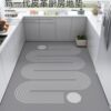 Sufa leather kitchen floor dirty new slippery and oil-proof wipeable no-wash waterproof pad-proof special carpet for home use
