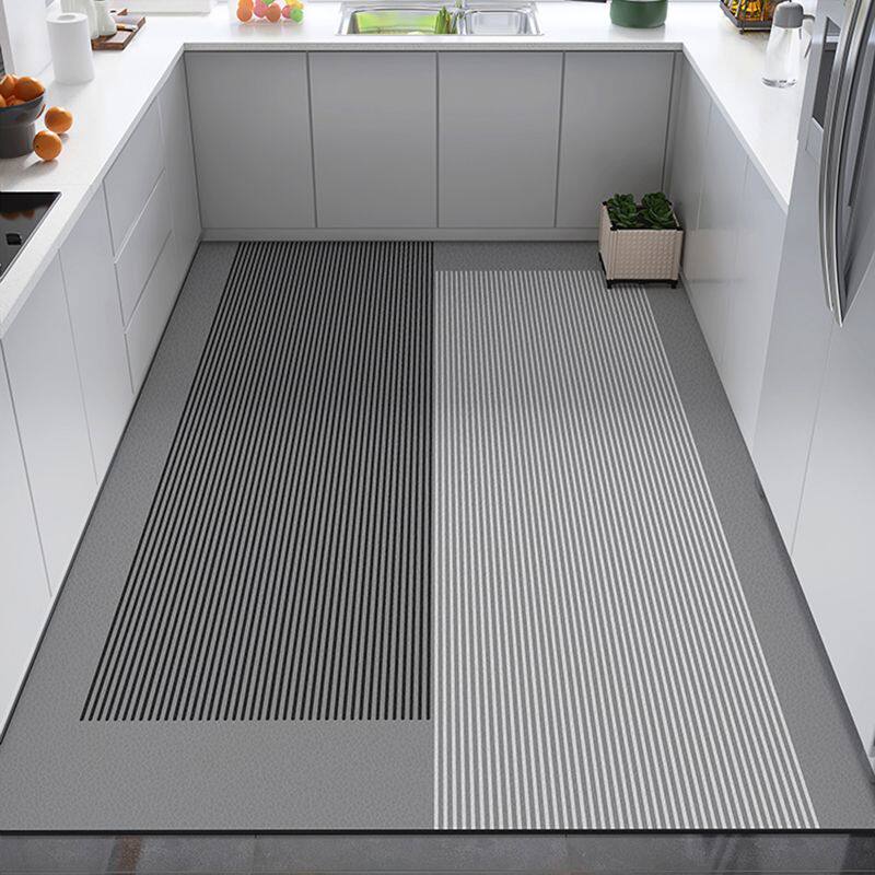 Sufa leather kitchen floor dirty new slippery and oil-proof wipeable no-wash waterproof pad-proof special carpet for home use