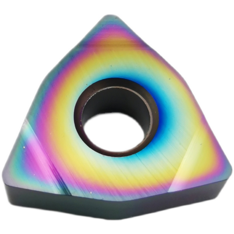 速发68粗超硬淬火钢刀片桃型数控外圆内孔度车刀粒8MG0804040W氮 - 图3