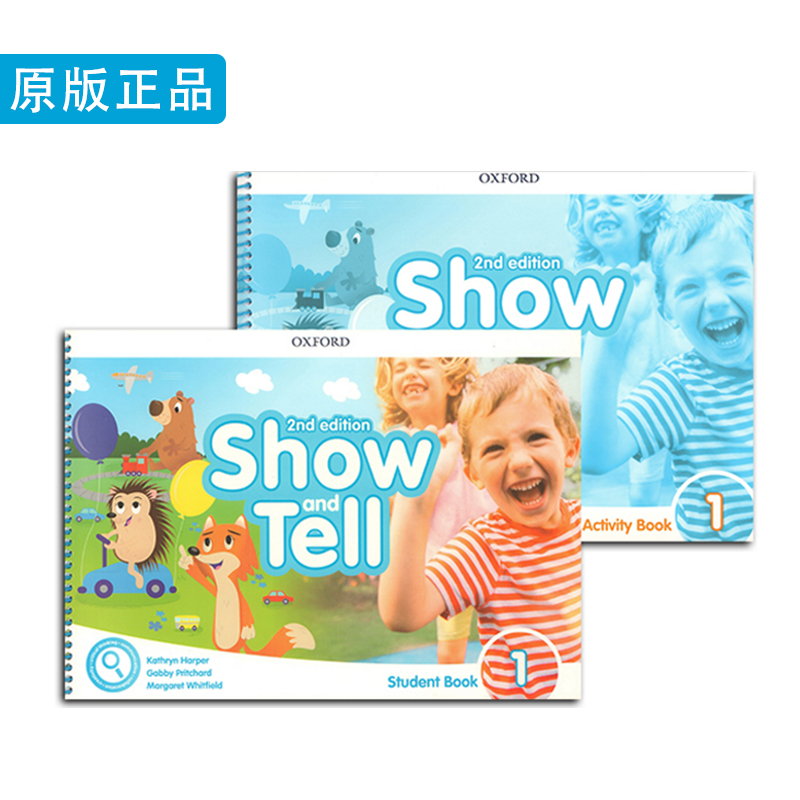 【斑达图书】原版幼儿启蒙英语新版牛津英语教材show and tell 1 2 3级别套装 3-6岁幼儿启蒙学习牛津自然拼读showandtell赠音频-图0