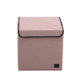 Household simple storage box, cover fabric cotton and linen storage box, toys, clothes, snacks, home storage and organization box