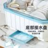 Household dish storage rack kitchen drain cupboard with lid