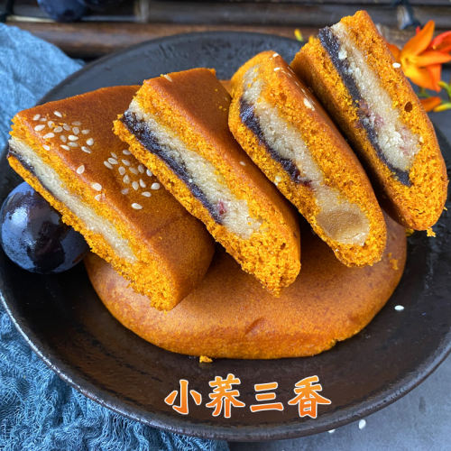 无心大饼云南特产陆良特色荞麦饼粑粑荞三香糕点中秋月饼礼物零食 - 图2