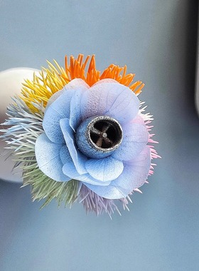 永生花戒指成品戒指求婚结婚