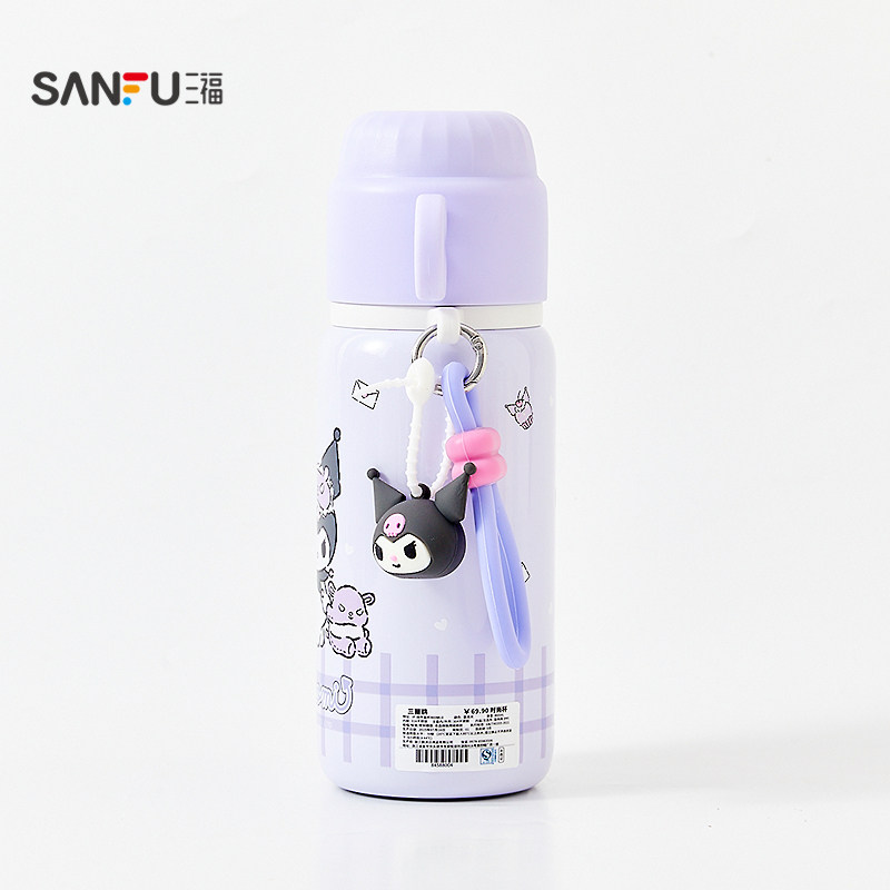 sanfu三福三丽鸥酷洛米美乐蒂大耳狗316不锈钢保温杯水杯女460ML,淘宝优惠券,粉丝福利购,淘宝优惠卷