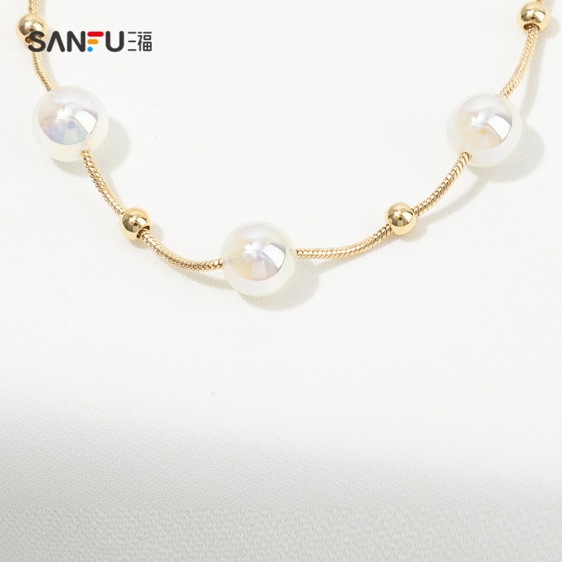 sanfu三福新款清新人鱼姬单条手链 sanfu服饰手链