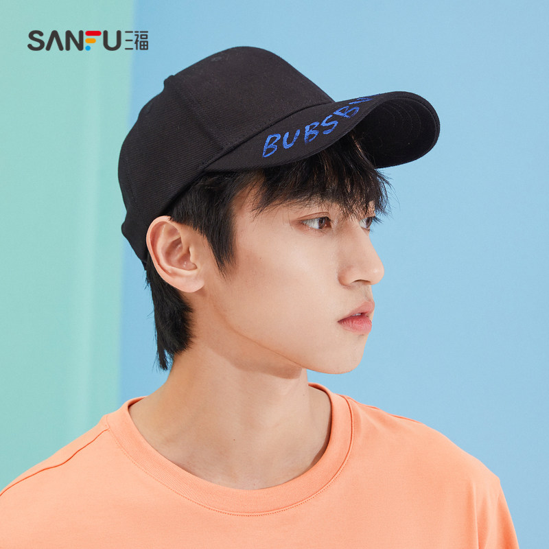 三福淑基础斜边配件潮流451370礼帽 sanfu服饰帽子