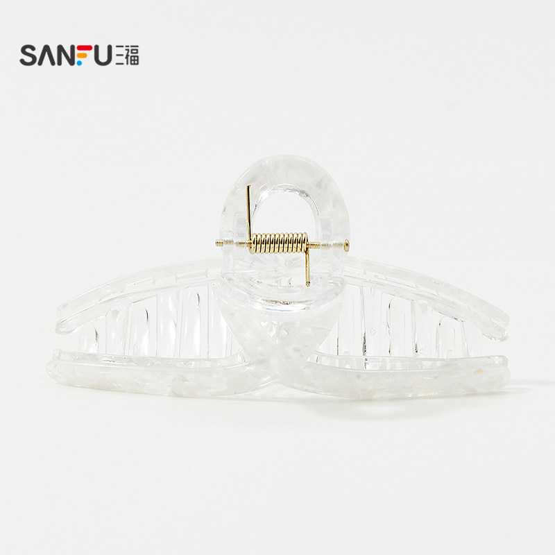 Sanfu grab clip plate solid color grab clip versatile daily personalized hair accessories headwear accessories hair clip shark clip 842495