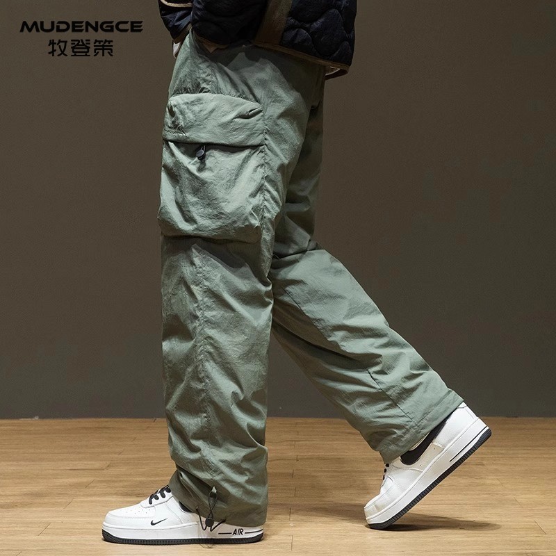 工装羽绒裤男士冬季新款时尚宽松大码户外防泼水保暖工装伞兵裤男,淘宝优惠券,粉丝福利购,淘宝优惠卷