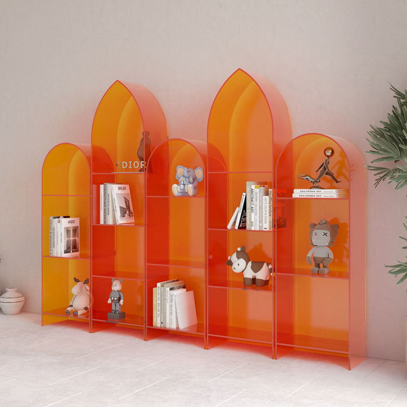 儿童亚克力书架绘本架北欧现代简约置物架落地组合书柜展示收纳架,淘宝优惠券,粉丝福利购,淘宝优惠卷