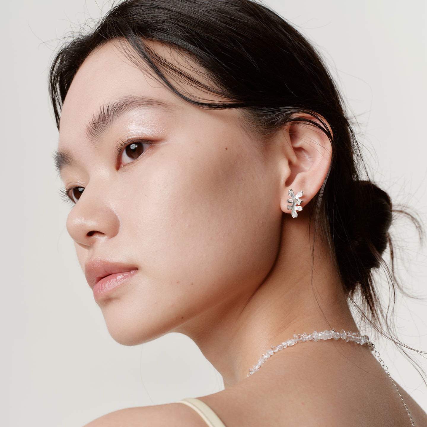 ZHAO ACAP原创设计双桂花925银耳环高级感耳钉百搭气质耳饰,淘宝优惠券,粉丝福利购,淘宝优惠卷