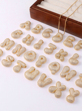 新款铜镶锆石个性可爱Q感胖乎乎