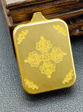 西藏唐卡嘎呜盒2*3小卡金刚杵吊