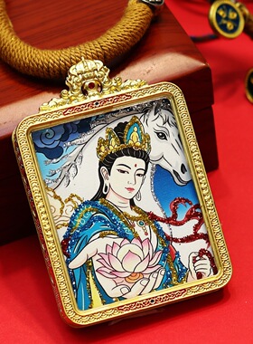 新品彩金彩绘唐卡藏式十二生肖八