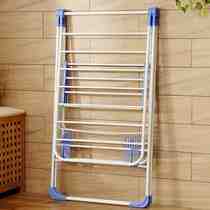 2022 Balcony Floor Folding Fold Aerofoil clotheshorse Indoor metal hanging clothes hanger Curry shop cool