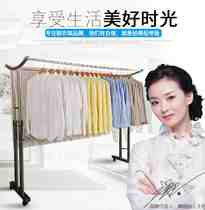  100 million plus 100 million laundry rack floor balcony sunburn Quilt Rack Large Outdoor Stainless Steel Home Clotheson