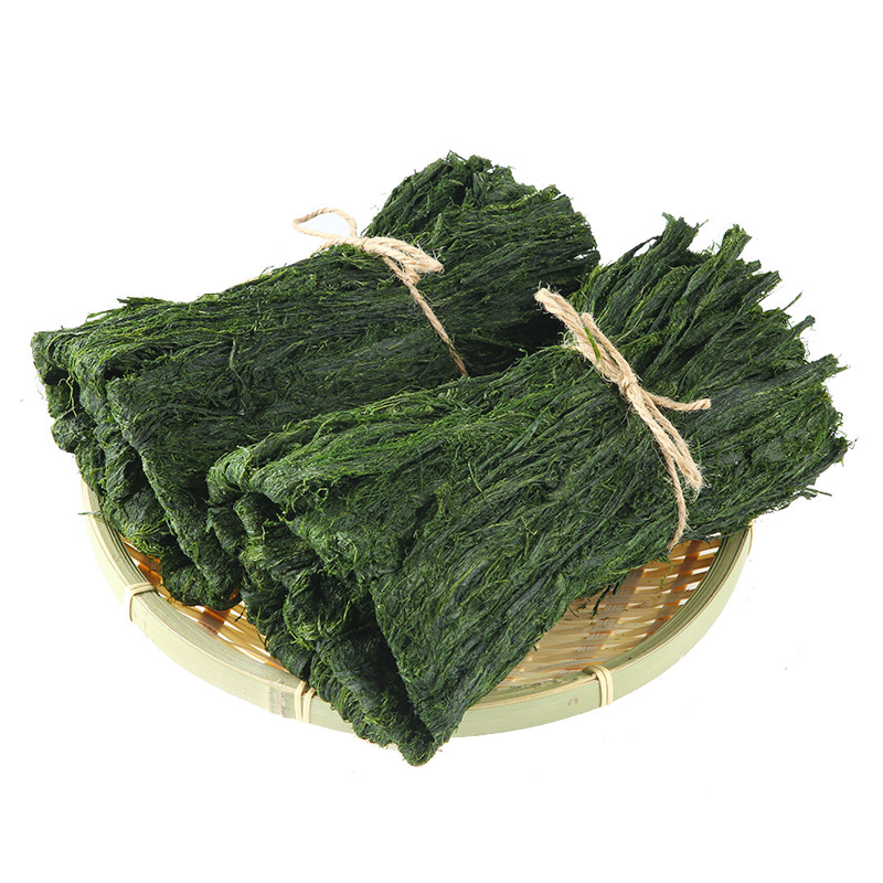 精品海苔条干苔菜条干浙江宁波特产新鲜淡晒干海苔菜丝海鲜干货