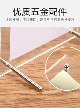 水晶透明亚克力相框摆台7寸6寸明信片二次元火影动漫展示画框定制