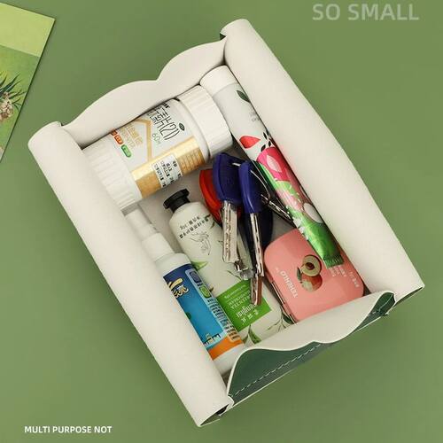 轻奢纸巾盒家用客厅高档油画玫瑰防水皮革卧室桌面餐巾收纳抽纸盒 - 图3