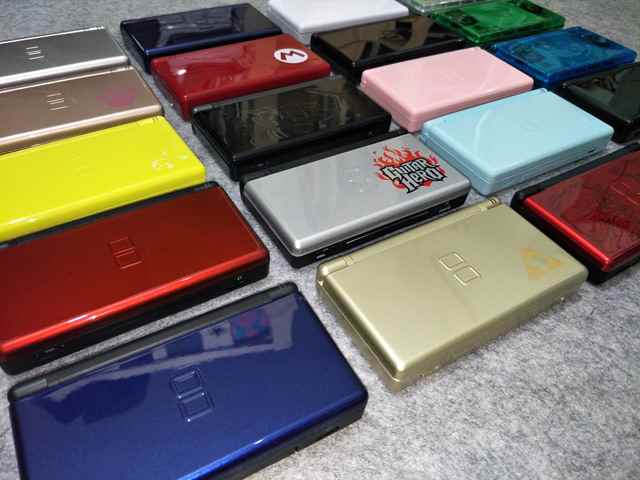 中古原装换壳NDSL游戏机ndsi NDS 3DS掌机怀旧主机送GBA卡-图2