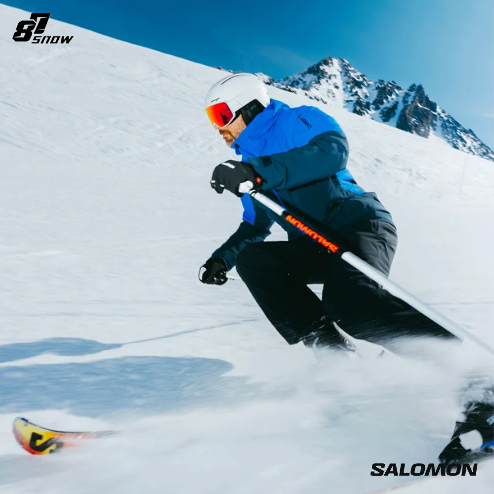 W25款SALOMON滑雪头盔雪镜盔镜一体MIPS系统安全防雾单板双板新品 - 图2