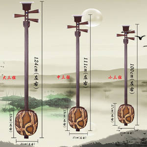 依之木鸡翅木小三弦中三弦大三弦乐器苏州民族乐器考级用琴大三弦