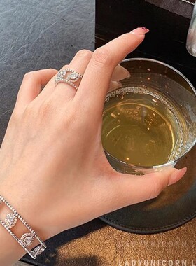 法国gentle motto原创设计百搭手镯女 多种锆石高级感气质时尚