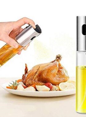 1PC Kitchen Stainless Steel Olive Oil Sprayer Bottle Pump Oi