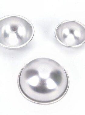 3D Aluminum Tin Kitchen Sphere Bath Cake Pastry Mould Bomb M