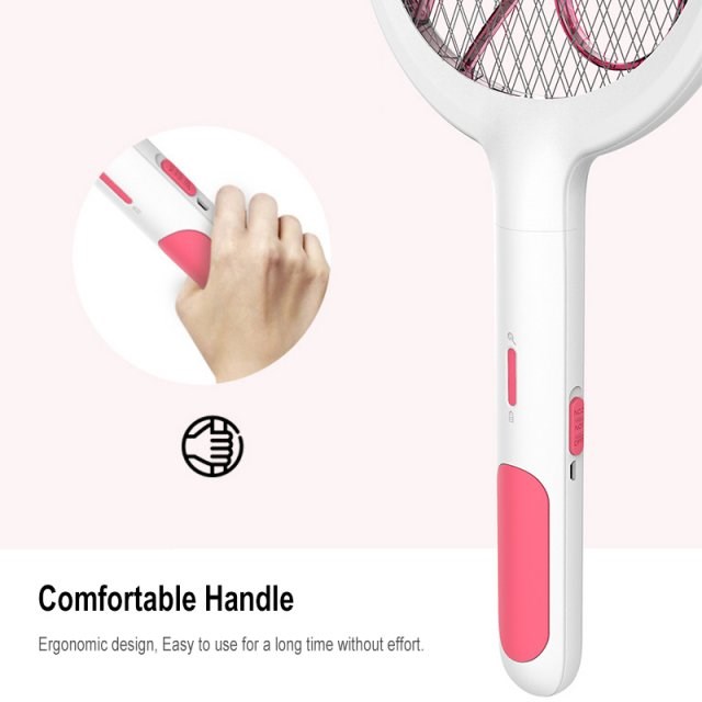 3000V Electric Insect Racket Swatter Zapper USB 1200mAh USB - 图3