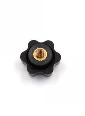 5Pcs/lot M6 Female Thread Star Shaped Head Clamping Nuts Kno
