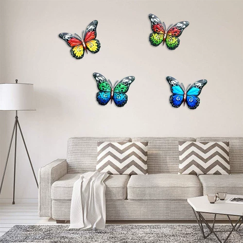 16,5 см металлической бабочки украшения стен