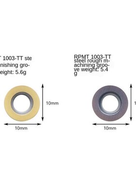 CNC Milling Cutter ToolsRound Blade CNC Inserts RPMT1003 Pro