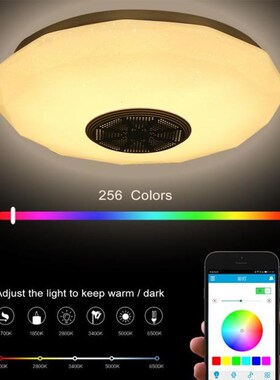 120W RGB Dimmable LED Ceiling Lamp Home Lighting APP bluetoo