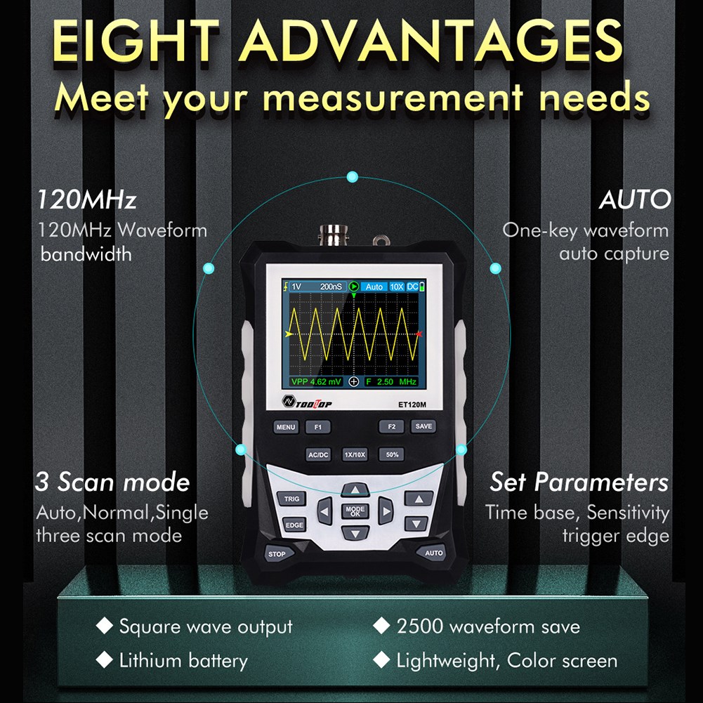 Analog Bandwidth Support Waveform Storage Digital Oscillosco - 图0