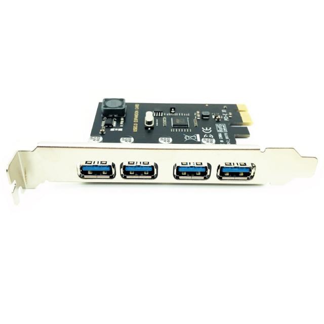 4 Port USB 3.0 PCI-E Expansion Card PCI Express PCIe USB 3.0 - 图3