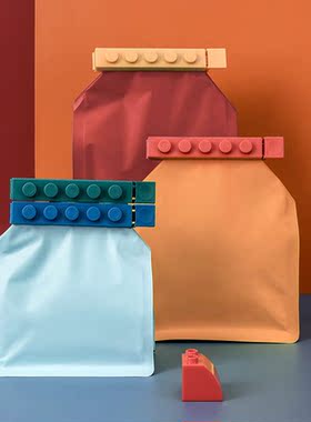 4Pcs/set Plastic Bag Sealer Snack Fresh Food Storage Bag Cli